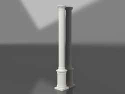 Gypsum column KK 014 (D=200mm, H=3300mm)