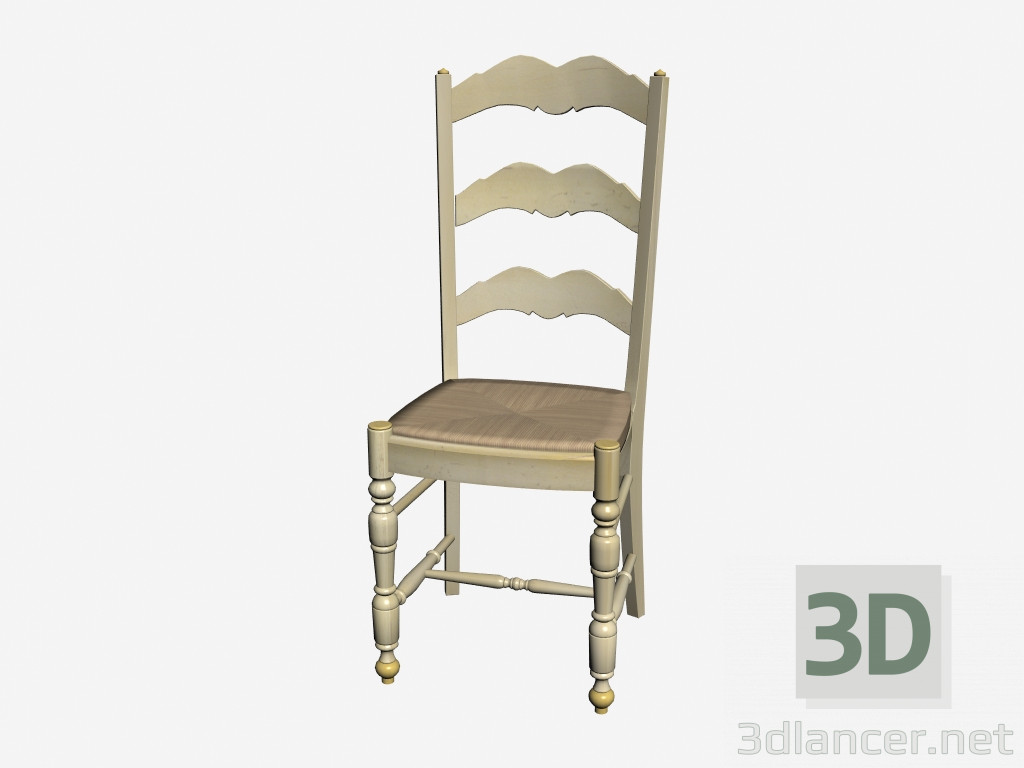 3d model Silla OA022 - vista previa