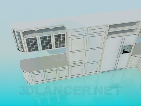 3d model Cocina - vista previa