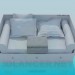 Modelo 3d Sofá-cama - preview