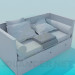 3D Modell Sofa-Bett - Vorschau