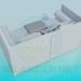 Modelo 3d Sofá-cama - preview