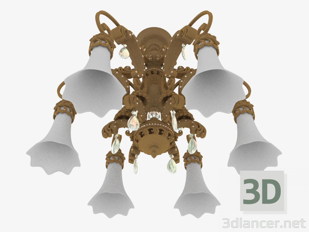 3d model Chandelier Ponga (2431 6) - preview