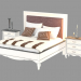 3d model Cama doble Perla Del Mare (6344) - vista previa