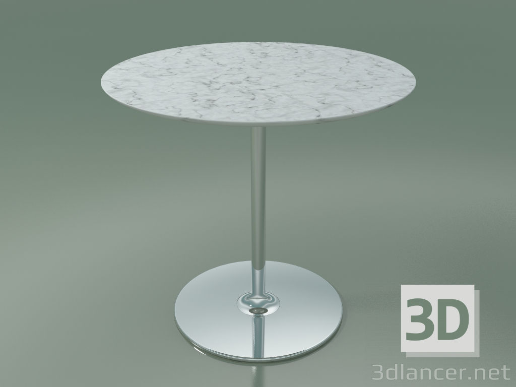 Modelo 3d Mesa redonda 0745 (H 74 - D 80 cm, mármore, CRO) - preview