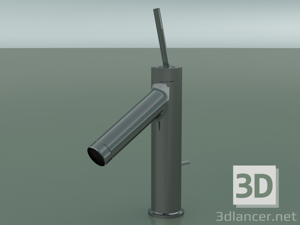 Modelo 3d Misturador monocomando de lavatório 90 (Cromo Preto Polido, 10111330) - preview