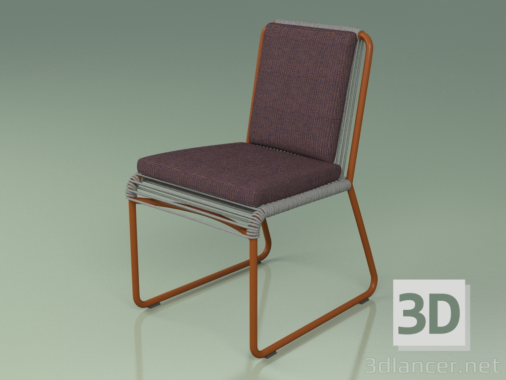 modèle 3D Chaise 749 (Métal Rouille) - preview