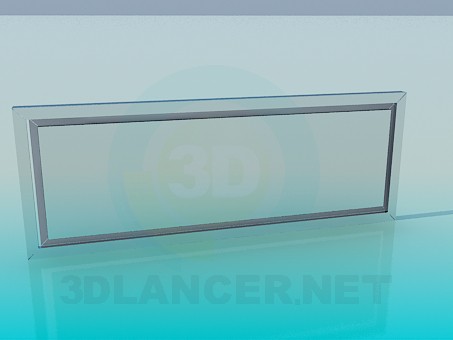 3d model Glass panel - preview