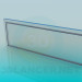 3d model Glass panel - preview