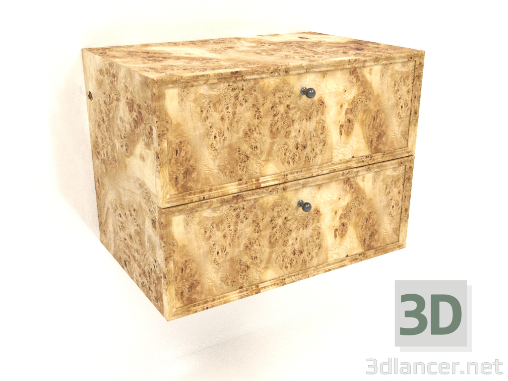 3d модель Тумба навісна TM 14 (600x400x455, veneer wood scale) – превью