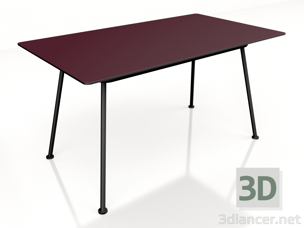 3d model Mesa baja New School Low NS814 (1400x800) - vista previa