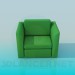 3d model Armchair - preview