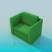 3d model Armchair - preview