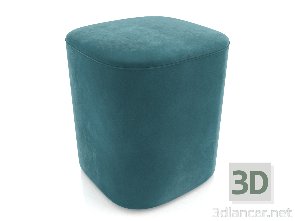 3d model Puff cuarenta (océano) - vista previa