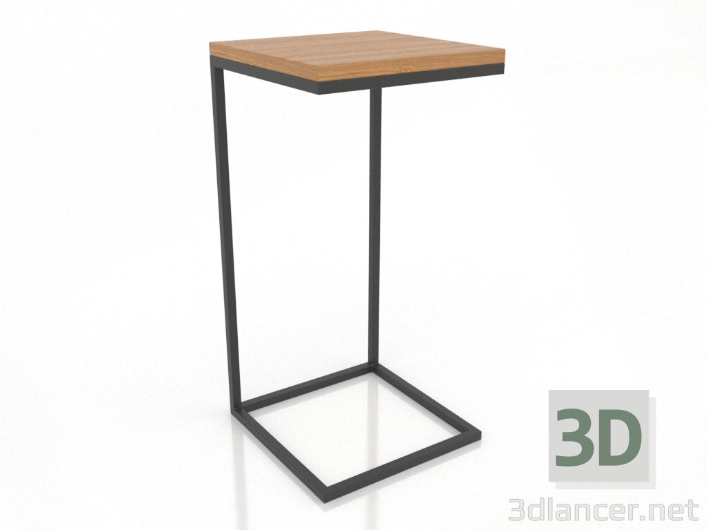 modèle 3D Table d'appoint (chêne naturel) - preview modèle 3D Table d'appoint (chêne naturel) - preview