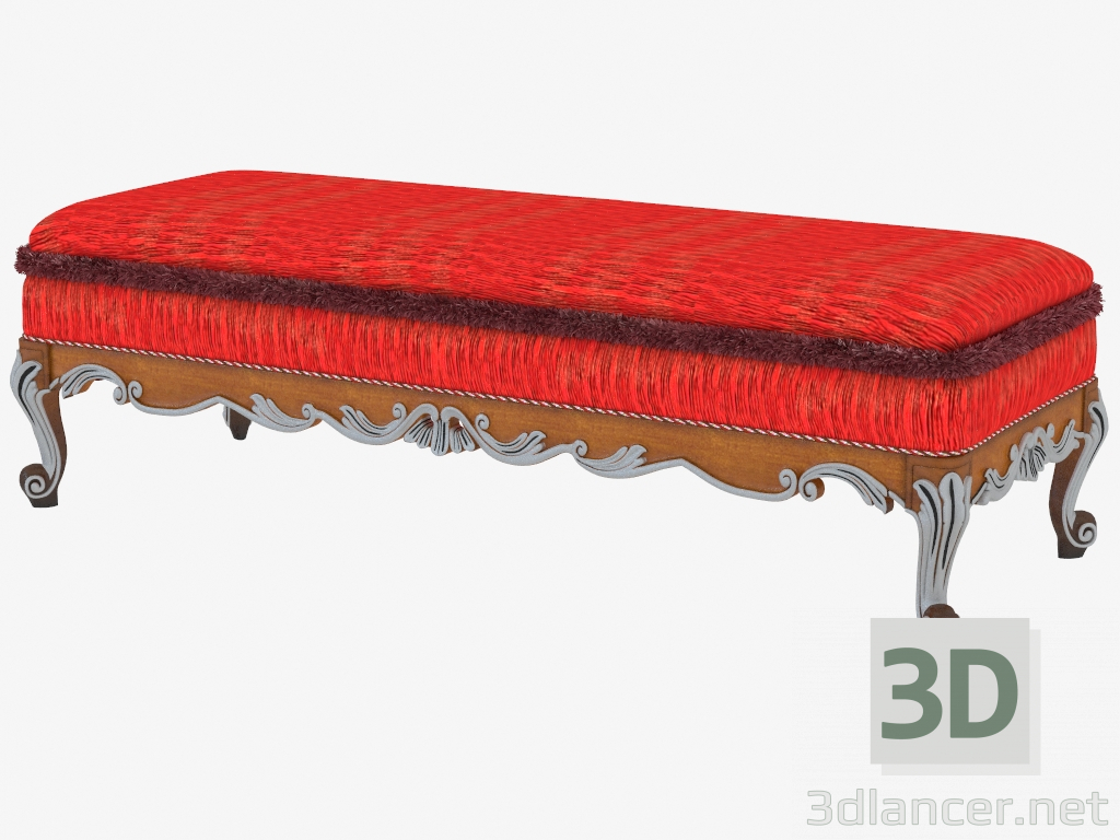 Modelo 3d Banco de cabeceira Casanova (art. 12514) - preview