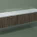 3d model Double washbasin with drawers (L 216, P 50, H 48 cm, Noce Canaletto O07) - preview