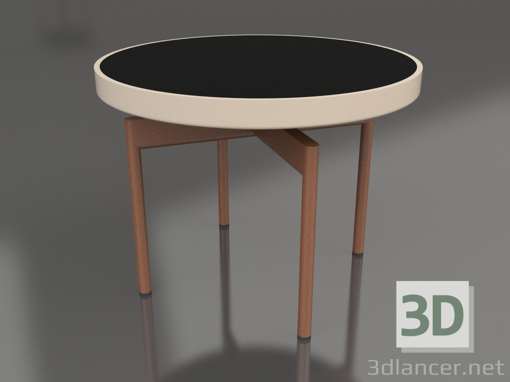 3d model Mesa de centro redonda Ø60 (Arena, DEKTON Domoos) - vista previa