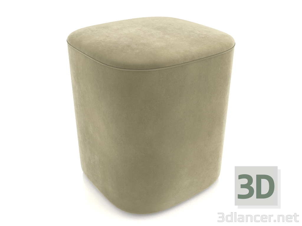 3d model Urraca Puff (Oliva) - vista previa