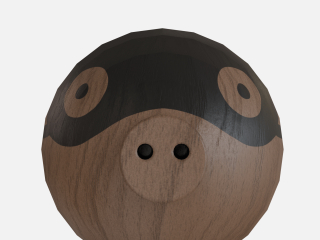 Wood pig