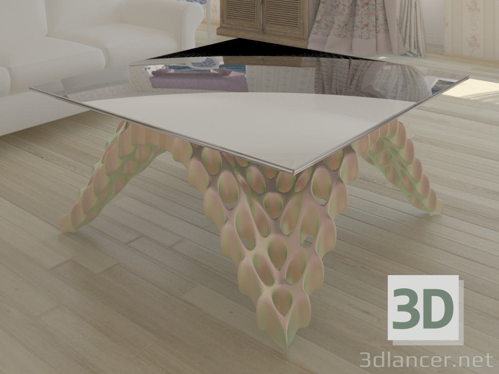 modèle 3D Table basse - preview