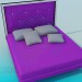 modello 3D Letto matrimoniale - anteprima