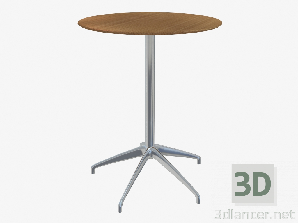 3D Modell Couchtisch (Eiche 60x73) - Vorschau