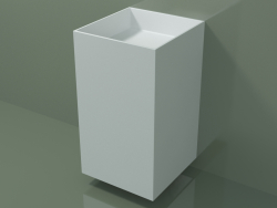 Lavabo sospeso (03UN26302, Glacier White C01, L 48, P 50, H 85 cm)