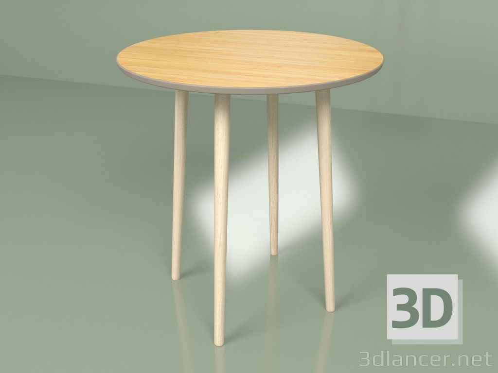 3d model Round table Sputnik 70 cm veneer (coffee) - preview