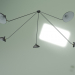 3d model Ceiling lamp Spider 5 lights - preview