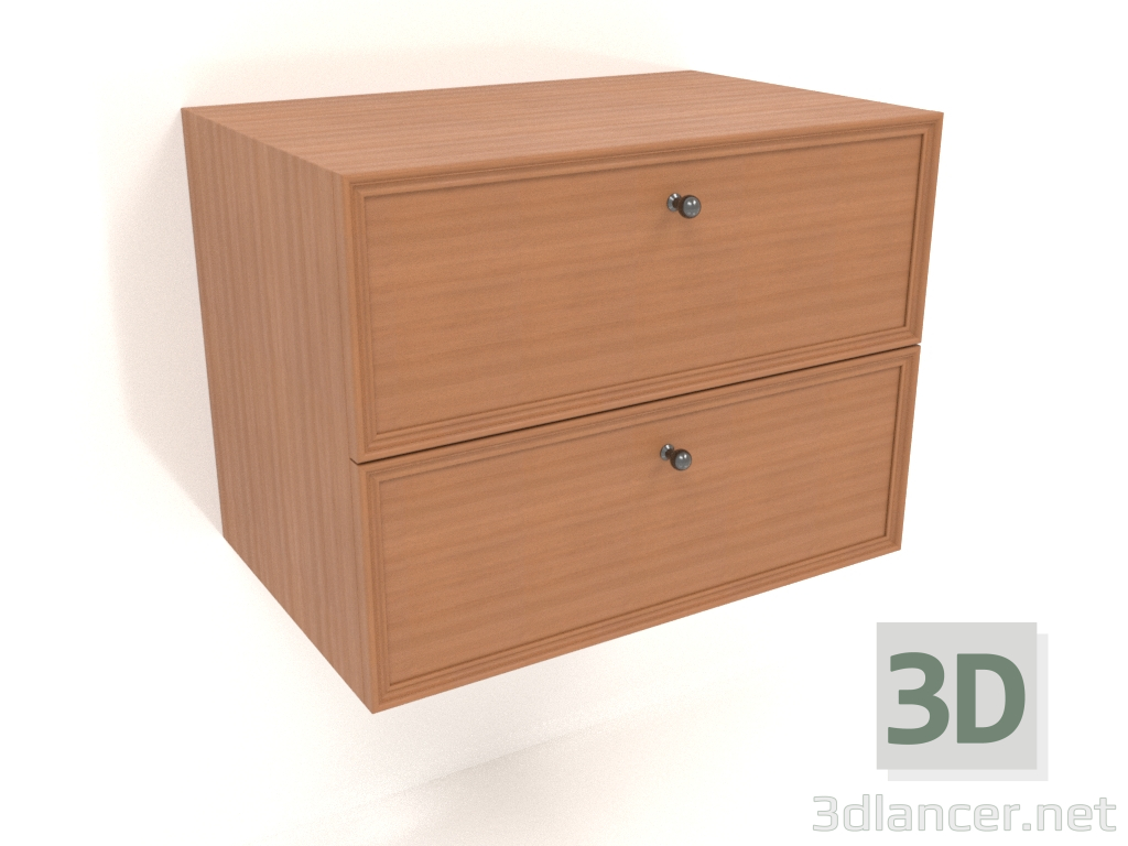 3d модель Тумба підвісна TM 14 (600x400x455, wood red) – превью