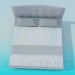 3d model Double bed - preview