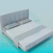 3d model Double bed - preview