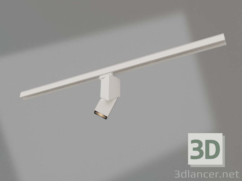 modèle 3D Lampe LGD-TWIST-TRACK-4TR-S60x60-12W Day4000 (WH-BK, 30 degrés) - preview