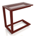 Modelo 3d Mesa lateral C (Vinho tinto) - preview