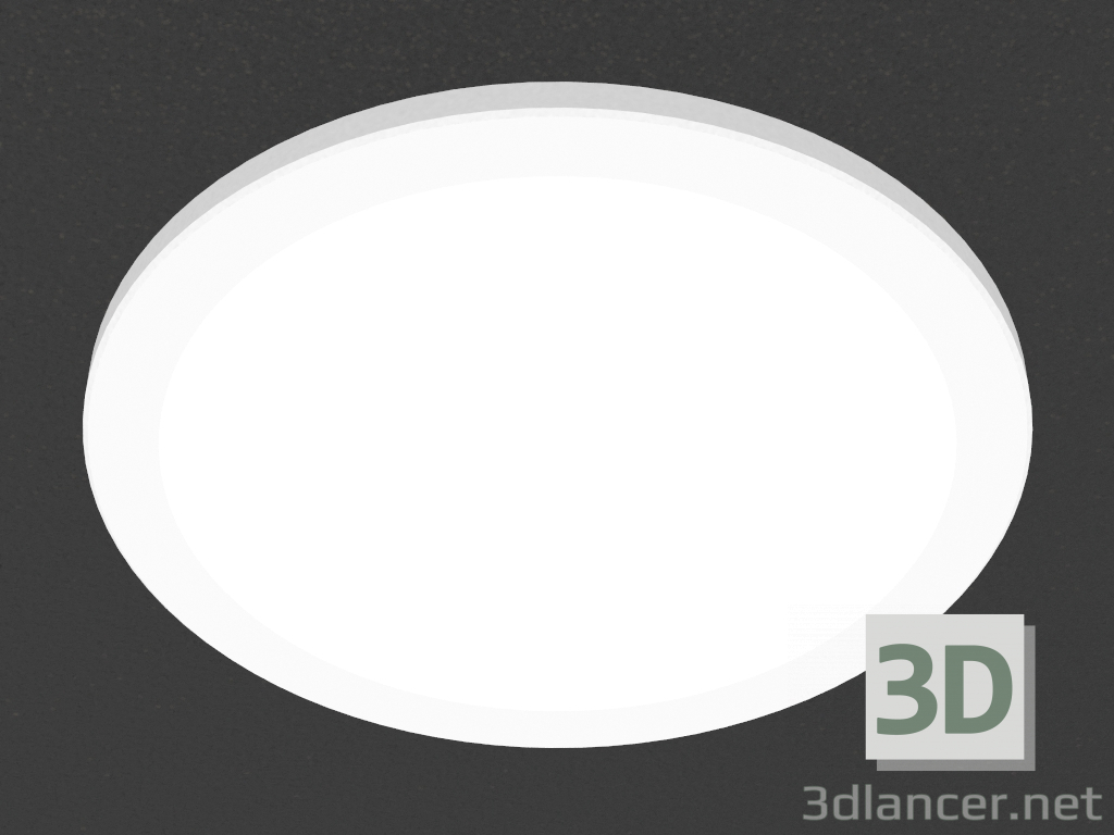 3d model Built-in LED panel (DL18454_3000-White R) - preview