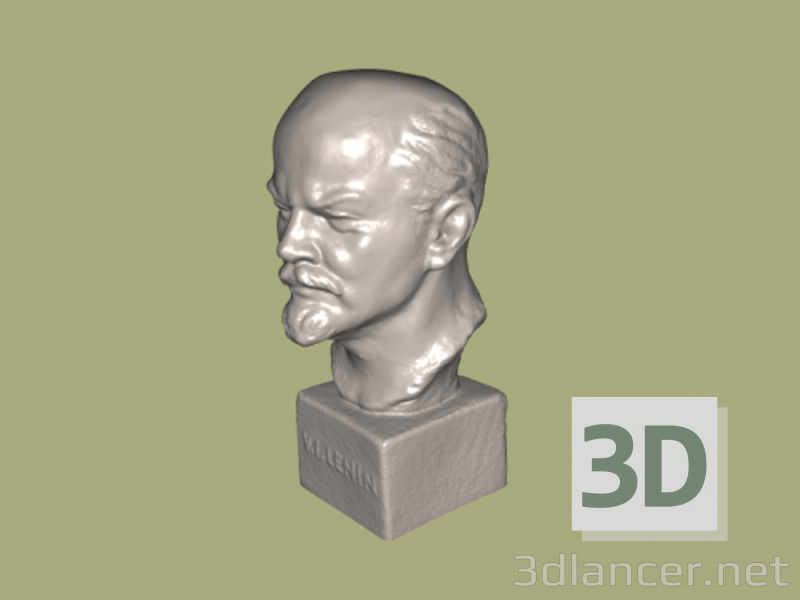 Modelo 3d Busto V.I. Lênin - preview