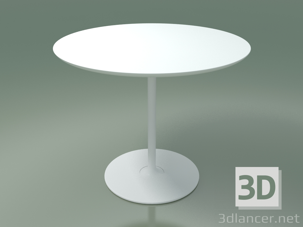 modèle 3D Table ronde 0708 (H 74 - P 90 cm, F01, V12) - preview