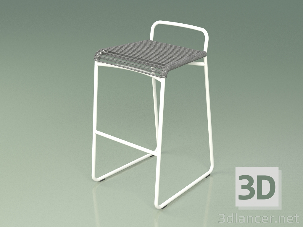 modèle 3D Tabouret de bar 750 (Métal Lait) - preview