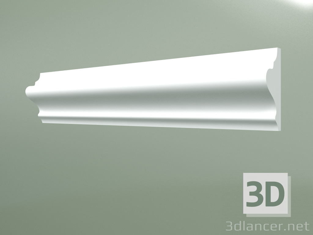 3d model Gypsum molding MT257 - preview