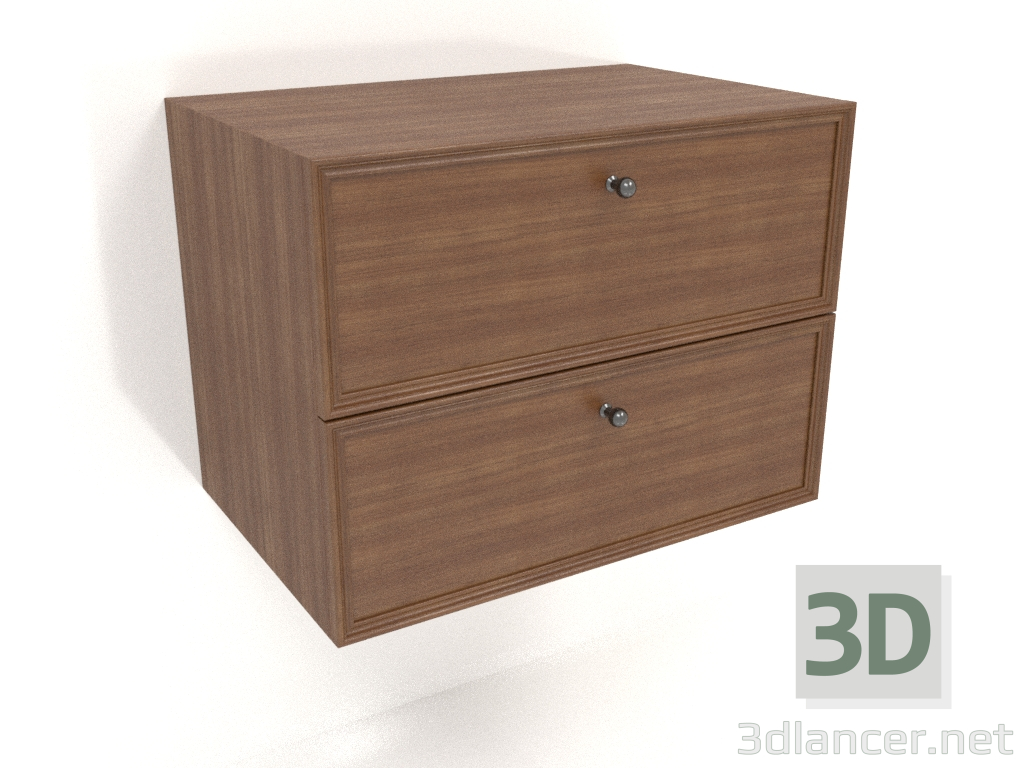 Modelo 3d Armário de parede TM 14 (600x400x455, madeira marrom claro) - preview