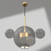 3d model Galla suspension transparent (body color gold) (07545-4.21) - preview