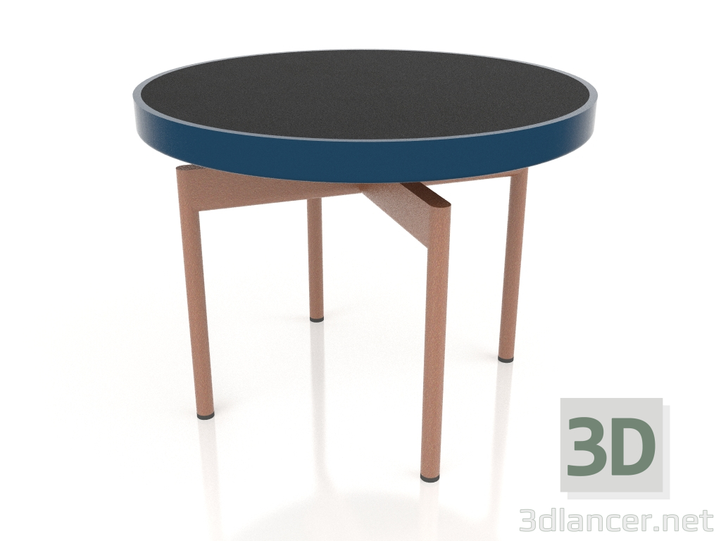 3d model Mesa de centro redonda Ø60 (Gris azul, DEKTON Domoos) - vista previa