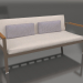 3D Modell 2-Sitzer-Sofa (Bronze) - Vorschau