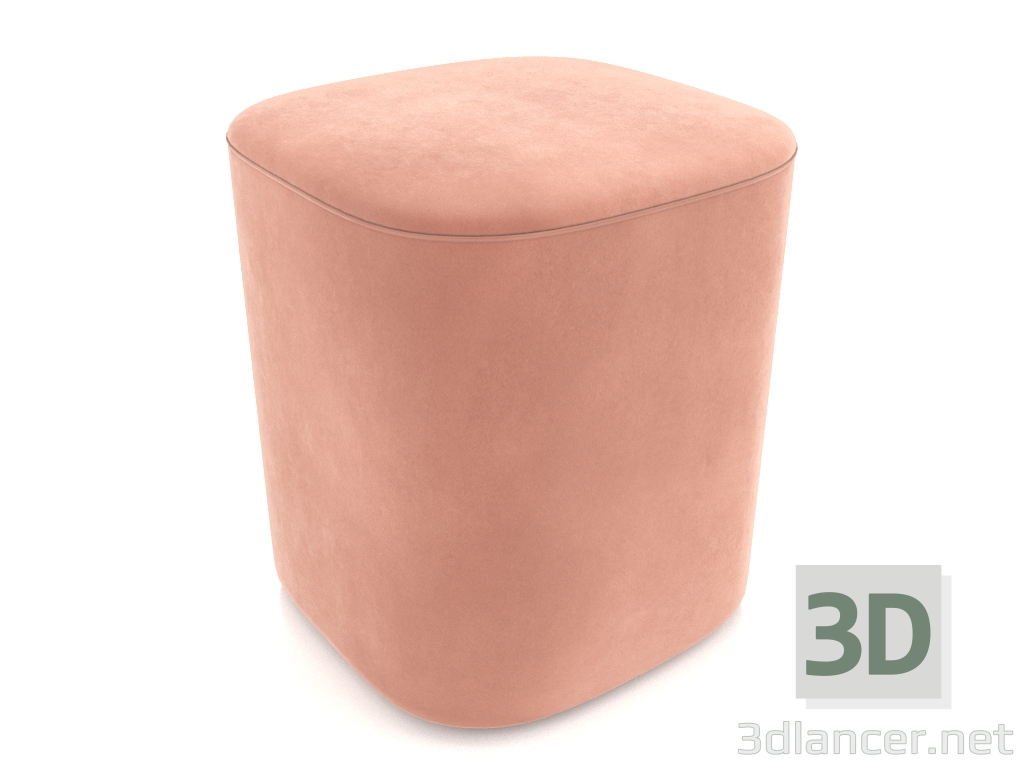 3D Modell Puff Elster (Pfirsich) - Vorschau