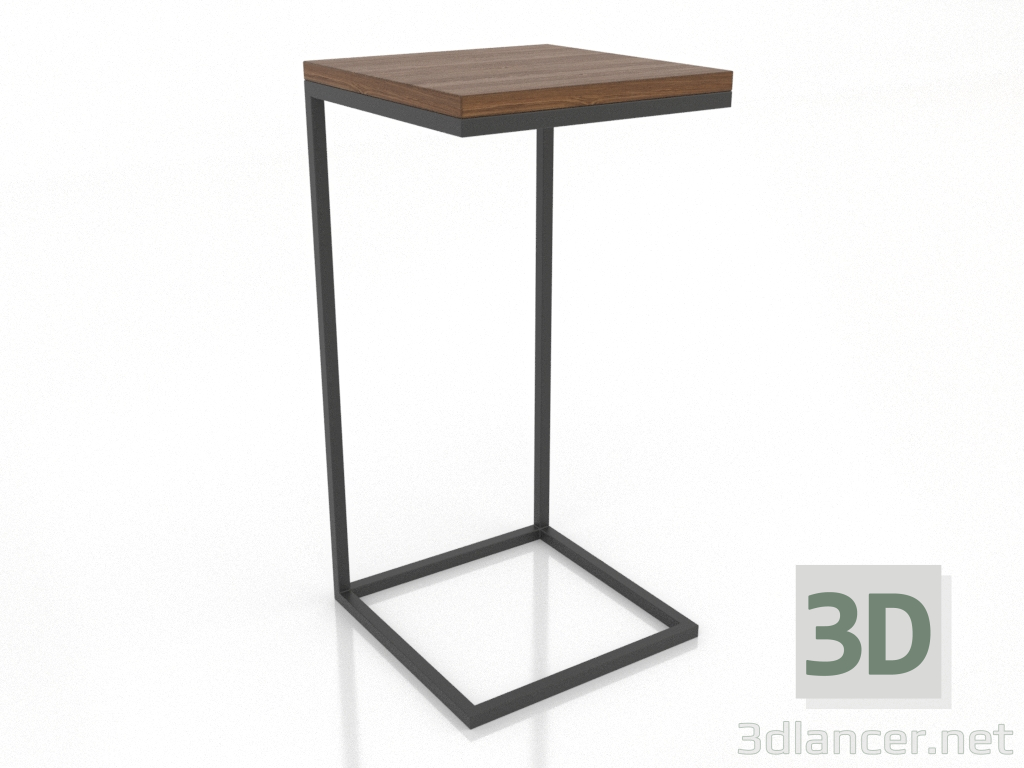 3d модель Столик приставной (светлый орех) – превью 3d модель Столик приставной (светлый орех) – превью