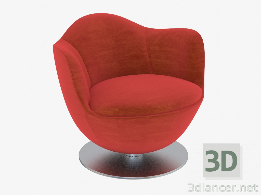 modello 3D Poltrona Dalia - anteprima