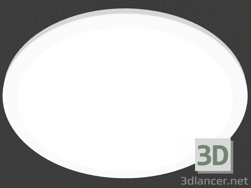 3d model Built-in LED panel (DL18455_3000-White R) - preview