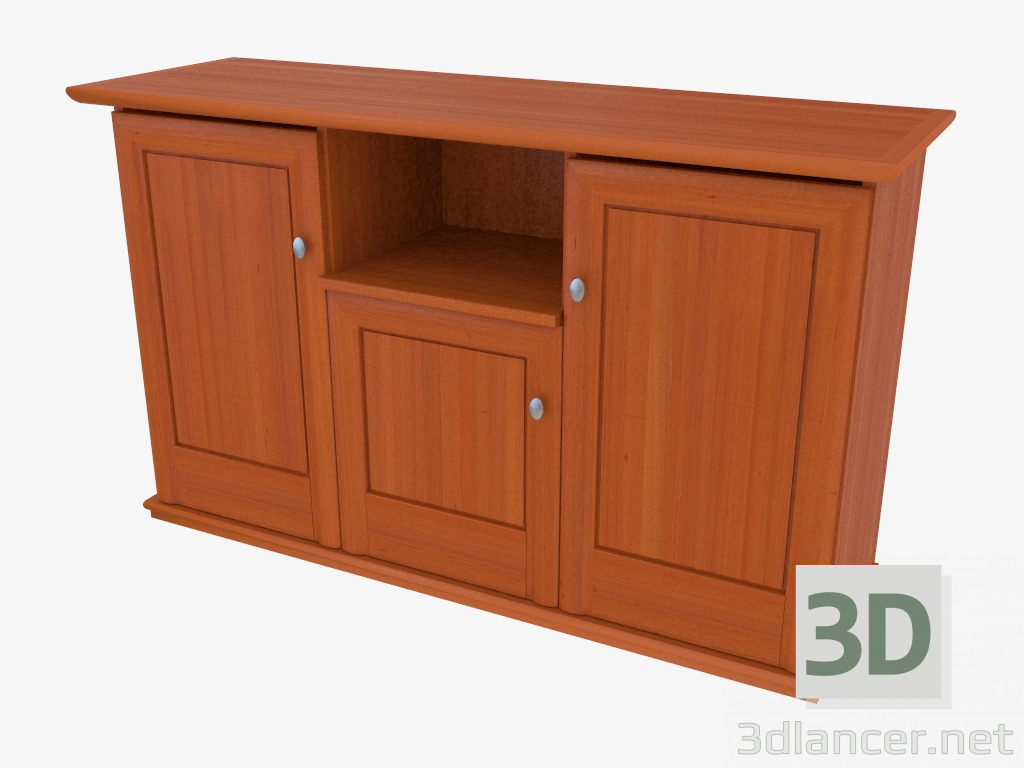 3D Modell Dreiteiliges Buffet (9712-44) - Vorschau