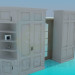 3d model Gabinetes en un conjunto - vista previa